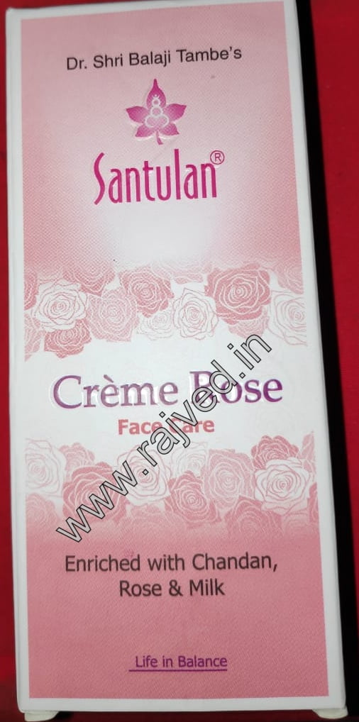 creme rose face care 50 gram santulan ayurveda